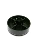 bum24 - 4er Set Kunststoff-Möbelgleiter mit Zapfen 55 x 19 mm, Zapfen 14 x 11 mm, schwarz