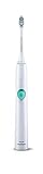 Philips Sonicare EasyClean Zahnbürste HX6512/45 - elektrische Schallzahnbürste mit Clean-Putzprogramm, Timer, Ladegerät & zwei Aufsteckbürsten – Weiß