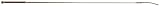 Kerbl Dressurgerte Ledergriff Gerte, Cognac, 110 cm
