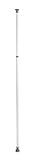 WENKO Hauptstange Herkules 165-300 cm - verstellbares Ordnungssystem, Teleskopstange, Stahl, 7.5 x 165-300 x 7.5 cm, Weiß
