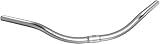 Lenker Bügel Fahrrad HUMPERT Ergotec Moon Cruiser Aluminium Schwarz Silber Citybike, Bügelbreite 610 mm, Grifflänge 180 mm (Silber)