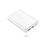 Powerbank 15000mAh, POWERADD EnergyCell Portable Charger Externer Akku Tragbares Ladegerät mit 2 USB Ausgängen für Handy, iPhone, iPad, Samsung, Huawei, Xiaomi und Mehr - Weiß