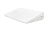 Furniture for Friends Keilkissen Ben Matratzen-Keil 90x45x15 cm orthopädische Bett-Keil Kissen Kissenkeil für Boxspringbett Schaumstoff Matratzenerhöher Bettkeilkissen Weiß