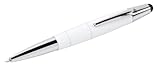 Wedo 26125000 Touch Pen Pioneer 2-in-1 (leitfähiger Eingabestift für alle Smartphones und Tablet PCs, inklusiv integriertem Kugelschreiber, 13 cm) weiß