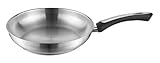 PAL Titanium Edelstahl Bratpfanne unbeschichtet - (Ø 28 cm) – Induktion geeignet - frying pan (28 cm)