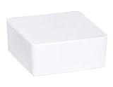 WENKO Raumentfeuchter Cube Nachfüller 1000 g - Luftentfeuchter, Nachfüllpack, Calciumchlorid, 12 x 5 x 12 cm, Weiß