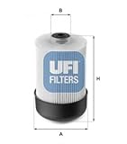 UFI 26.114.00 Kraftstofffilter Diesel Filter, Spritfilter, Leitungsfilter