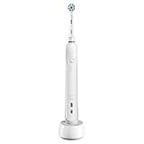 Oral-B PRO 1 200 Elektrische Zahnbürste/Electric Toothbrush für eine gründliche Zahnreinigung, 3 Putzprogamme, Drucksensor & Timer, 1 Sensitive Clean Aufsteckbürste, weiß