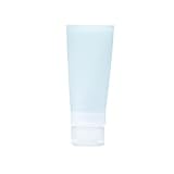Livecity, leere Silikon-Reisetube, ideal zum Einfüllen von Shampoo / Lotion / Kosmetik, weiß, 80ML