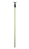 SN-TEC Bedienstab/Ziehstab / Ziehhaken für Bodentreppen und Oberlichter, Stab 100cm aus Holz und Kopf aus Gusseisen