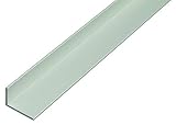 GAH-Alberts 473723 Winkelprofil | Aluminium, silberfarbig eloxiert | 1000 x 20 x 10 mm