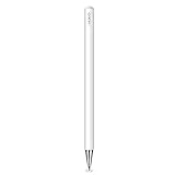 MEKO Eingabestift Disc Touch Pen, 2 in 1 Stylus Pen universal Touchstift 100% kompatibel mit Allen Tablets Touchscreen iPhone iPad Surface Huawei usw, magnetische Kappe (weiß)