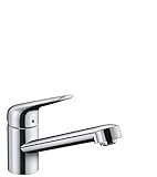 hansgrohe Küchenarmatur (Wasserhahn Küche 360° schwenkbar, hoher Komfort-Auslauf 100mm, Standardanschlüsse) Chrom