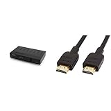 Xoro HRK 7672 Twin DVB-C HD Kabelreceiver (12V) schwarz & Amazon Basics – Hochgeschwindigkeitskabel, Ultra HD HDMI 2.0, unterstützt 3D-Formate, mit Audio Return Channel, 1,8 m