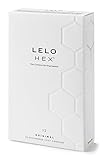 LELO Hex Kondome weiter entwickelt - Neues ultra dünnes Kondom für extra Lust - leicht benetzte Kondome für Männer (12-er Pack)