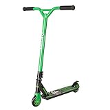 Albott Stunt Scooter Y-Form Freestyle-Tretroller mit rutschfestem, mattiertem Lenker und Aluminiumdecks Kick Scooter für Kinder und Erwachsene (Grün-Schwarz)