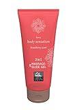 SHIATSU Massageöl und Gleitmittel 2in1 Strawberry Scent, 200ml für erotische Massagen und ein perfektes Gleitgefühl