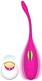 Beckenbodentraining Kugeln für Frauen, YUECHAO Silikon Kegel Balls mit Fernbedienung und 10 Vibrationsmodi Beckenbodentrainer für die Blasenkontrolle und Beckenbodenübungen, Rosa