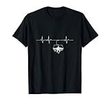 Skifahrer in Sessellift Skifahren mit Ski Lift T-Shirt