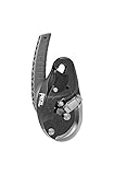 PETZL Unisex – Erwachsene Abseilgerät Id'S Evac Schwarz Selbstbremsender Abseiler, Mehrfarbig, one Size