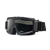 Militär-Sonnenschutzbrille „Alpha Ballistic“, Airsoft-CS-Gläser, 3 Ersatzgläser, Herren, Schwarz