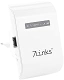 7links Dual WLAN-Repeater: Dualband-WLAN-Repeater WLR-600.ac mit WPS-Button, 600 Mbit/s (Universeller WLAN-Repeater)