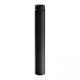 raik SH002-150-sw Rauchrohr/Ofenrohr 150mm - 1000mm schwarz