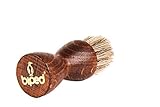 biped Schuhbürste Diabolo Tiegelbürste mit Rosshaar - zum auftragen von Schuhcreme z2442(helles Rosshaar)