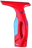 Vileda Windomatic Fenstersauger, mit flexiblem Kopf für streifenfreie Fenster, red