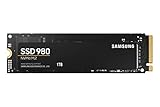 Samsung 980 1 TB PCIe 3.0 (bis zu 3.500 MB/s) NVMe M.2 Internes Solid State Drive (SSD) (MZ-V8V1T0BW)