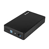 Salcar Werkzeugfreies 3.5 Zoll USB 3.0 Festplattengehäuse für 3.5“ SATA Festplatte Unterstützt Festplatten bis 6 TB