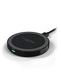 ANSMANN Wireless Charger - induktive Ladestation - Qi Ladestation - Induktions Ladegerät für Qi-fähige Geräte wie Apple iPhone XS, XS Max, XR, X, 8, 8 Plus, Samsung Galaxy S9, S8, S8 Plus, S7 uvm