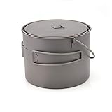 TOAKS POT-1300-BH Titan Outdoor Camping Hängender Topf mit Bügelgriff