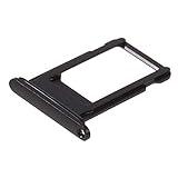 jbTec SIM-Tray Karten-Halter passend für Apple iPhone 8 / SE 2020 - Slot Schlitten Card Kartenhalter Karte Rahmen Simkarten Simkartenhalter Handy, Farbe:Schwarz