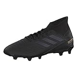 adidas Herren Predator 19.3 FG Fußballschuhe, Schwarz (Core Black/Core Black/Gold Met. Core Black/Core Black/Gold Met.), 39 1/3 EU