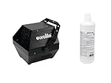 EUROLITE Set B-90 Seifenblasenmaschine schwarz + Seifenblasenflu