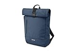 Moleskine Metro RollTop Rucksack, PC Rucksack Kompatibel mit Computer, Laptop, Notebook und iPad Bis zu 15 Zoll, Größe 38 x 15 x 50 cm, Saphirblau, ET20FMTRBKB20