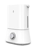 TaoTronics Ultraschall Luftbefeuchter, 4L Ultra leiser Humidifier für Schlafzimmer und Wohnzimmer bis zu 40m², Raumbefeuchter mit 360° drehbare Dampfdüsen, bis zu 50 Stunden Arbeitszeit