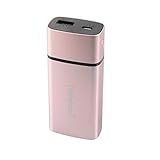 Intenso Powerbank PM5200 externes Ladegerät (für Smartphone/Tablet PC/MP3 Player/Digitalkamera (5200mAh) metal finish) rosé