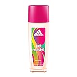 adidas Get Ready Deo Bodyspray, Das Deospray wirkt gegen Schweiß & begeistert mit fruchtig-spritzigem Duft, 1 x 75 ml