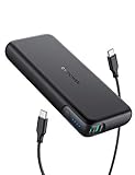 RAVPower PD 60W Powerbank USB C Power Delivery 20000mAh Quick Charge 3.0 Powerbank mit Type C Kabel für iPhone 11/12 Pro Max XS XR iPad Air Pro usw