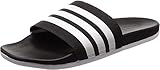adidas Herren Cloudfoam Plus Stripes Adilette Dusch- & Badeschuhe, Schwarz (Negbás/Ftwbla 000), 42 EU (8 UK)