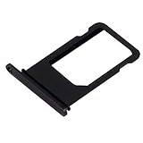 wortek SIM Karten Halter für iPhone 7 Karten Adapter Slot Schwarz