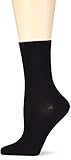 Nur Die Damen Feines BaumwollsÃ¶ckchen Strick Socken, Schwarz (schwarz 940), 35/38