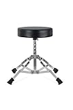 XDrum Schlagzeughocker Junior - Drumhocker für Kinder - 3-Fach Höhenverstellbar von 32cm-37cm - Stabile Gummifüße für perfekten Stand