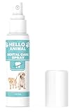 NEU: HelloAnimal® DENTAL Spray für Hunde und Katzen – Zahnsteinentferner auch für Zwischenräume - Zahnreinigung und Zahnpflege – Dentalspray für Mundgeruch