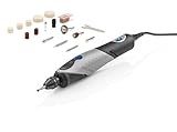 Dremel 2050 Stylo+ Multifunktionswerkzeug 9W Set (mit 15 Zubehören, Variable Drehzahleinstellung bis 20.000 1/min für Gravieren und andere Kreative Aufgaben mit Glas, Holz, Leder, Stein)