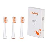 ZAHNHELD® FERRO, 3 Stück Harte Wechselköpfe (Bürstenköpfe) Für Elektrische Zahnbürste (Schallzahnbürste) GERO | Ersatzbürsten In Reiner Papierverpackung, Weiß