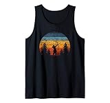 Bogenschießen, Bogensport, Pfeil Bogen, Vintage Retro Design Tank Top