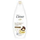 Dove Cremedusche für trockene Haut Pflege & Öl 0% Sulfat(SLES), 6er Pack (6 x 250 ml)